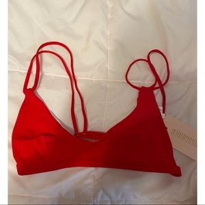 BRAND NEW red swim bralette top - Missguided sz4